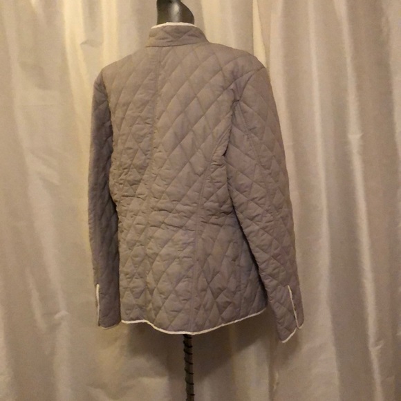 Ashley Stewart gray quilted jacket, size 18/20. - Picture 2 of 3